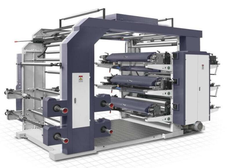 six colour flexo_flexography printing machine